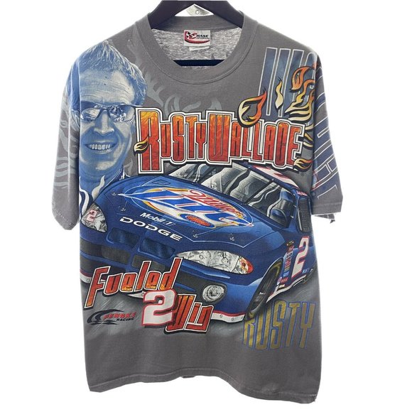American Vintage Other - Rusty Wallace Nascar XL T-shirt Vintage All Over